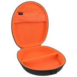 Geekria Shield Case Compatible with Grado SR80X, SR60X, GW100x, SR325i, SR325e, SR325, SR225i, SR125 Case, Replacement Protective Hard Shell Travel Carrying Bag with Cable Storage (Black)