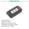 ACROPIX 315Mhz Keyless Entry Remote Car Key Fob Replacement Fit