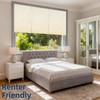 Sneulletoys 4pk No Drill Patterned Blinds for Windows (Yellow, 60W×150H