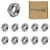 M4 (4mm) Steel Hex Nuts - Standard Thread - Pack
