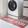 Ottomanson 20" x 59" Laundry Room Rug - Non-Slip Mat
