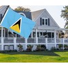 3×5 FT Saint Lucia Flag, Large 100D Saint Lucian National