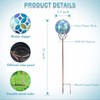 Solar Lights Outdoor Decorative, Solar Gazing Ball Mosaic Garden Stakes