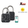 Xcase Locks: Set of 2 Metal Padlocks, Combination Code, App,