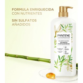 Pantene Essential Botanicals Shampoo Fortalecedor, 1.19 L