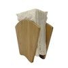 JB Home Collection 4570, Natural Bamboo Wood Napkin Holder Desktop