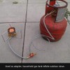 Vikye Gas Refill Adapter, Stove Accessory Portable Small Gas Tank