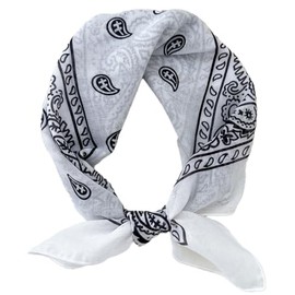 MaxWant Scarf, Linen Scarf, 22.8 x 22.8 inches (58 x 58 cm), Square, Women's, Linen, Cotton, Spring, Summer, Autumn, Thin, UV Gift, Hair Ornament, Bag Decoration, 51#