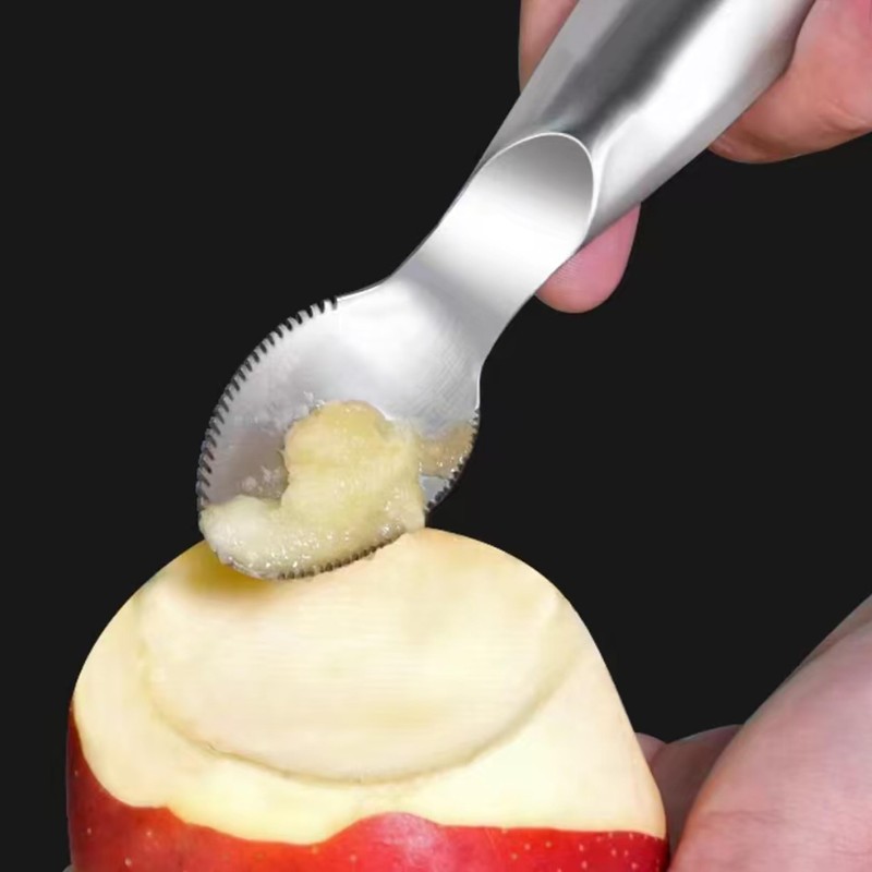 Stainless Steel Grapefruit Spoons with Serrated Edge