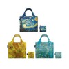 LOQI Museum Famous Artwork Reusable Bags, Set of 3, Van