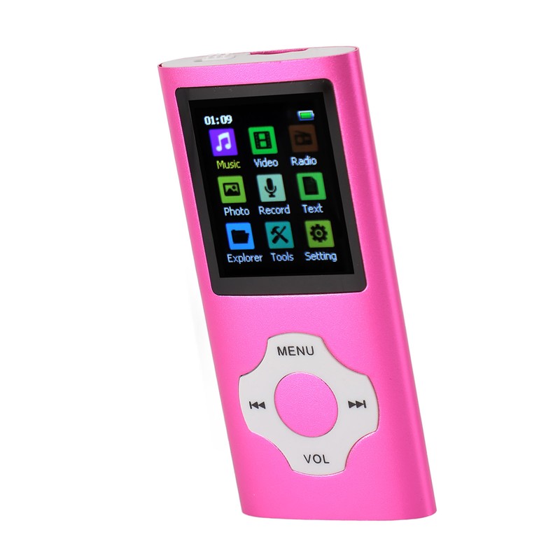 MP3 Player HiFi Lossless Rechargeable 1.8in TFT Screen Portable Music