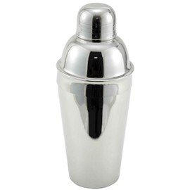 Winco Stainless Steel 3-Piece Cocktail Shaker Set, 16-Ounce