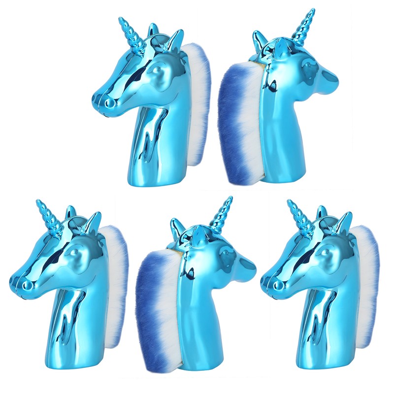 5pcs Fashionable Nail Art Dust Removal Brush Portable Nail Dust