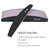 URAQT Pack of 16 Nail Files for Gel Nails, 100/180