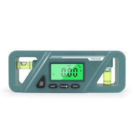 Digital Protractor Level Gauge, 4 X 90° Magnetic Inclinometer with ABS Material for Woodworking, Automotive Repairs, Maintenance