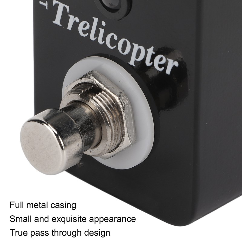 Tremolo Effect Pedal Classic Metal Vibrato Sound Effector Guitar Accessories