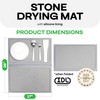 Large Stone Dish Drying Mat 17" x 28" - Dish