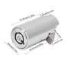 Tubular Cam Lock, 19mm Cylinder Lock with 3 Keys for