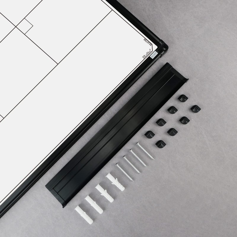 JILoffice Magnetic Dry Erase Calendar Whiteboard, 4 Month White Board