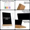 DWOOKE 2 Pack A5 Chalkboard 15x21cm Mini Chalkboard Signs with