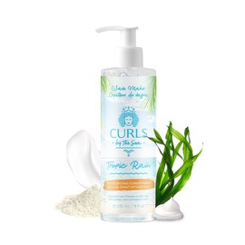 Tropic Rain Curl Enhancing and Moisturizing Conditioner, Hair Conditioner for Natural Curls and Waves, 8oz Pump (236ml) - Curls by the Sea