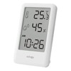 Sology Digital Thermometer/Hygrometer, Small, Clock with Alarm, Thermometer, Hygrometer, Mini,