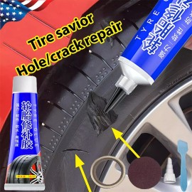 Unbranded Tire Patch Plug Sidewall Repair Glue For Side Bonding Or Tire Leakage 50ml USA