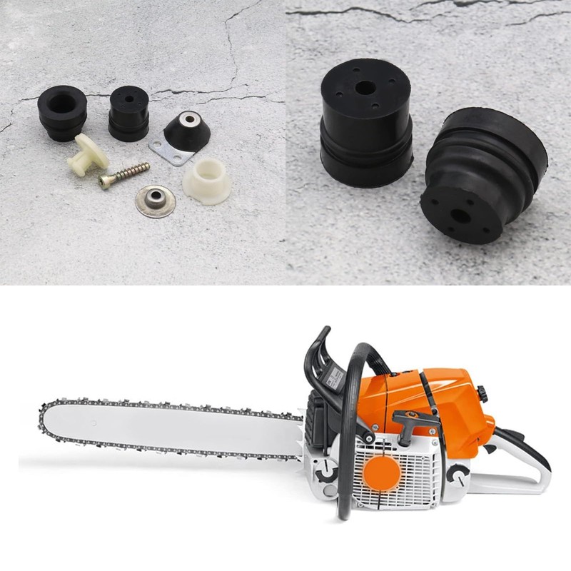 Alriedy Powerful 7-Piece Vibration Damper Set - Rubber Buffer &