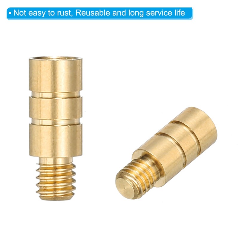 PATIKIL 2g Dart Weights, 9Pcs Brass Add Accentuator 2BA Thread