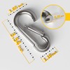 dimok Heavy Duty Carabiner Clips Stainless Galvanized Carbon Steel Spring