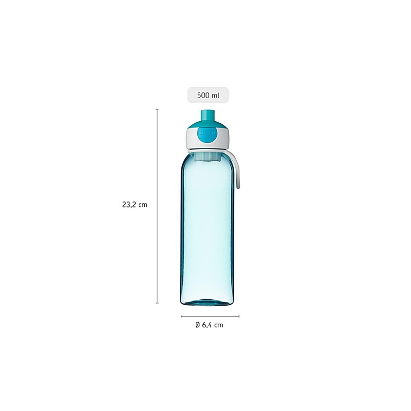 Mepal - Flip-Up Campus Water Bottle - Leak-proof Water Bottle