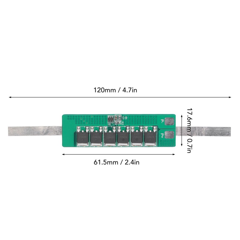 4PCS 3.7V 15A Lithium Battery Protection Board Overcharge Discharge Protection