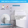 Bidet Handbrause für Toilette Bidet Sprayer, Uvish 7.9" Bidet Aufsatz
