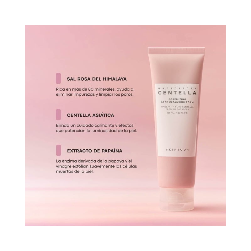Espuma Limpiadora Profunda SKIN1004 Madagascar Centella 125ml