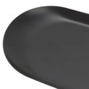 Candle Holder Tray with Wick Dipper Decorative Oval Shape Mattee