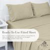 Linen Home Washed Cotton Percale Fitted Sheet Queen Size, Silver,