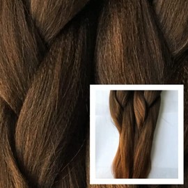 duyan e-beauty Trenzar Cabello | Cabello Trenzado Pre-Estirado -100% Kanekalon | 48"(6 Paquetes) Extensión De Pelo Sintético | Ajuste De Agua Caliente - Ombre & Colores De Cabello Liso Like: #1B, #4,