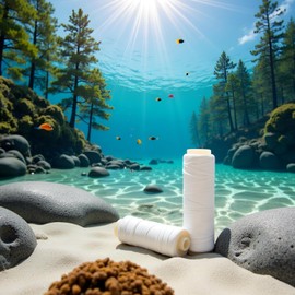 White Fishing Thread Bait Thread Nylon Elastic Invisible Magic Fishing Line 0.1/0.2mm Stretchable Fishing Line Length 6ft Per Spool Clear Fishing Line Monofilament Line Fishing Line Fishing Line 2