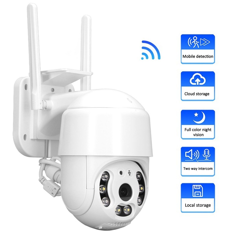 Outdoor Water Proof Camera Angle Adjustable HD 1080P 2 Way