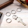 CAAK Titanium Keychain Double Ring, Lightweight, Outer Diameter: 10 mm/12