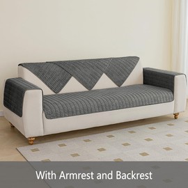 Muamar Dog Bed Cover Sofa Protector,Anti Slip Waterproof Sofa Covers for Living Room Couch Covers,Sofa Mat,Seat Cover,Dog Mat,Pet Pad for Furniture 1 Piece (30x82 inch, Dark Grey)