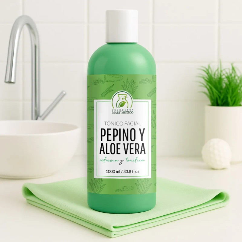 Tónico Facial Productos Mart Mexico Pepino Aloe Hipoalergénico