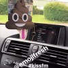 EmojiFresh Poop Emoji Car Air Freshener (3 Pack)