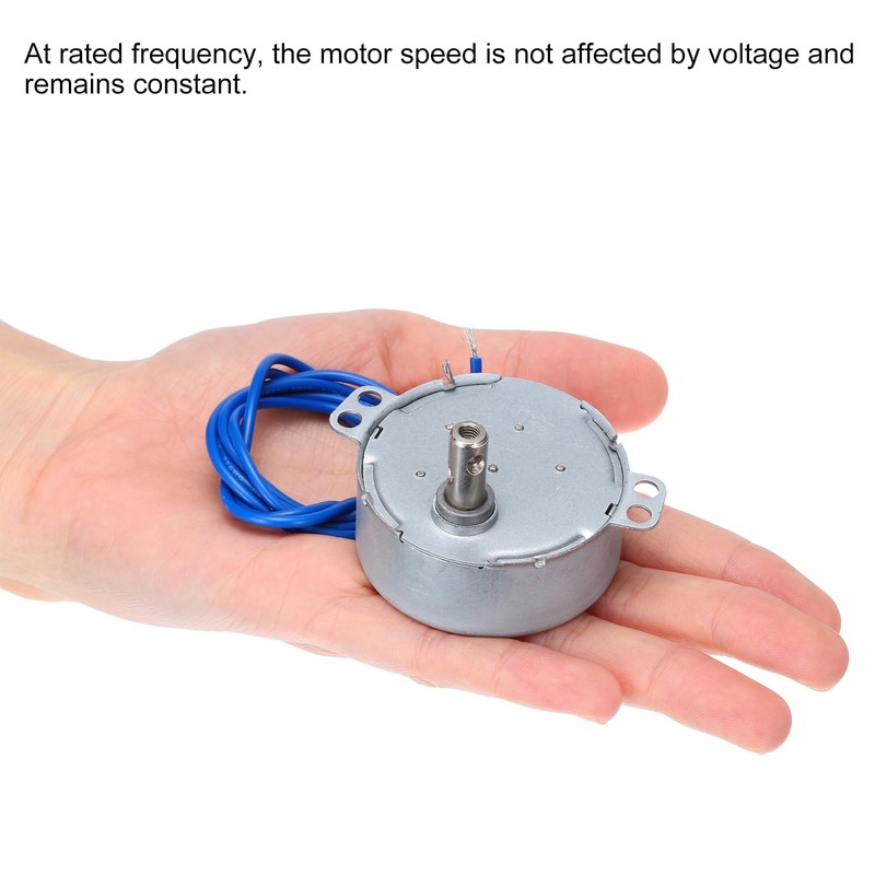 QUARKZMAN TYC-50 Small Synchronous Motor 100-127V AC 2.5-3 RPM Shaft