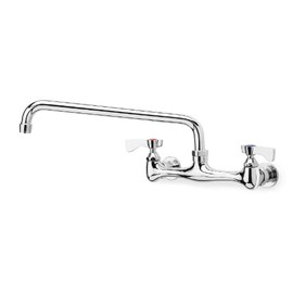 Krowne Silver Series 8" Center Wall Mount Faucet, 16" Spout, 12-816L