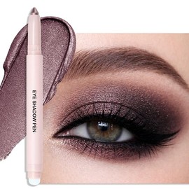 Erinde Sombra de ojos en Barra Matte, Larga Duración y Resistente al Agua | Sombra de Ojos en Barra de Doble Punta con Textura Cremosa, Maquillaje de 