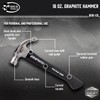 Dead on Tools do16-gs Milled Surface Graphite Shaft Hammer, 16