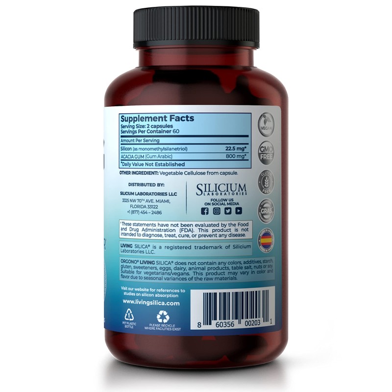 Living Silica Collagen Booster Capsules | Ultra High Absorption |