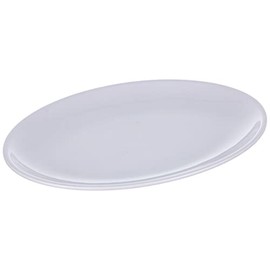 Lacor Melamine Oval Tray, White, 280 x 200 x 24 mm