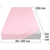 npluseins Jersey Fitted Sheet 100% Cotton - Available in 22